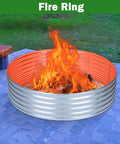 Round Galvanized Raised Garden Bed 4x4x1ft Outdoor Planter For Vegetables And Flowers Durable Steel Flower Box For Yard And Patio Above Ground Garden Bed Easy Assembly Built To Last.