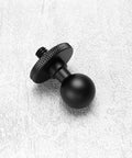 17mm Ball Head Converter with One Quarter Inch Universal Screw, aluminum, on metallic surface, 360 Degree Panoramic Rotation