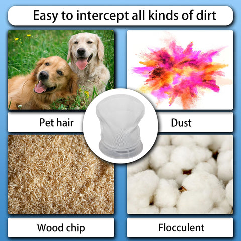 Diagram showing 3204E Filter Replacement for Bissell FeatherWeight 3106 Series trapping pet hair, dust, wood chip, and flocculent.