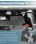 Precision Replacement Battery Current Sensor Oem Style 294G01HH0A displayed in Nissan engine bay for models 2011-2019.