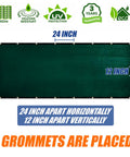 Five Foot By Fifty Foot Poolside Privacy Screen For Fences Heavy Duty Windscreen With Bindings And Grommets Delivers Ninety Percent Blockage While Letting Breezes Through A Breathable Mesh Includes Cable Zip Ties And Is Available In Custom Sizes.