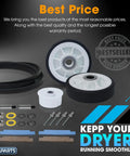 Neptune 3000 Series Dryer Repair Kit All In One Replacement Set with rollers, belt, idler pulley, bearings for noise-free dryer.