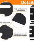 30 Piece Stainless Steel Door Hinge Shims Kit With Coated Finish, showing waterproof material and durable design details.