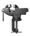 Heavy Duty Bench Vise With 360 Swivel Base Clamp On Mount For Woodworking And Metal Projects Featuring Kickass Non Slip Grip and universal table mounting rig