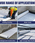 High Density Stitched Polyester Roof Mesh Fabric 40 X 157.5 Ft used in building roofing applications.