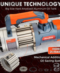 Heavy Duty 3/4 Inch Electric Hydraulic Rebar Cutter RC20B with hard anodized aluminum oil tank and mechanical oil saving system.