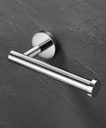 Stainless Steel Toilet Paper Holder Wall Mount Dope Rustproof SUS 304 Polished Finish Paper Towel Dispenser on dark wall