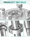 Heavy Duty Golf Cart Rear Axle Shaft Assembly Replacement For Yamaha G29 Electric Models 2007 To 2014 Driver Side Short Axle Kit close-up of detailed components.