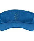 Cool Royal Blue Sun Visor With Built-In Vise Gauge Square Set For Machinists And CNC Tech Guys Who Love Precision Tools, breathable mesh material.