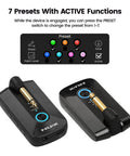 Mighty Plug Pro MP3 Guitar And Bass Headphone Amp With Built In Effects Amp Modeling Silent Practice 512 Sample IR Resolution