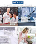 Acrylic Periodic Table Display With Real Elements Inside, 83 Element Samples In 3D Colorful Shapes on classroom and lab tables