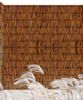 Roll of Reed Screen Privacy Fencing for Outdoor Spaces 4ft by 16.4ft Balcony Bamboo Fence for Backyard Patio Brown 80 Percent Blackout