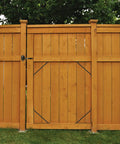 Heavy Duty Anti Sag Gate Kit With Hinges For Wooden Fences Doors And Corral Gates No Sag Corner Brace Bracket installed