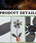 DIY Welding Kit for Beginners Flower Metal Art Set With MIG TIG ARC practice, showing metal parts and assembled flower sculpture.