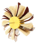 Sisal Sandpaper Buffing Wheel For Wood Furniture Groove Lines Polishing And Surface Prep To Boost Your Workflow And Get That Smooth Finish Ready For Varnish Or Paint Like A Pro, top view with bristles.