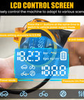 LCD screen of Cordless Tire Inflator With 160 PSI LCD Gauge showing pressure settings and unit selection options.