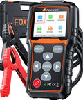 BT705Plus Car Battery Tester 24V 12V Load Tester And Alternator Tester For Fast, Accurate Battery Health Checks Even On Nearly Dead Batteries Built For Pros And DIYs Who Want Fast Results, Clear Readings, And Dependable Performance. handheld tester with clamps and display