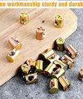 10 Piece M6 Barrel Nut Set Slotted Barrel Cross Dowel Nuts For Furniture Bed Crib And Chairs Hardware Replacement