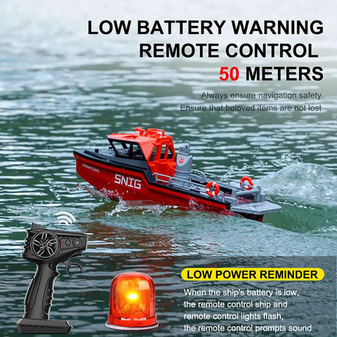 RC Jet Boat Remote Control Watercraft For Lake Or Pool Top Speed 8 Kmh 1 By 12 Scale 2.4Ghz 4CH on water with remote
