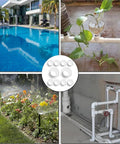 Bulk 10 Pcs PVC Pipe Fittings Set Male To Female Thread Reducer Bushings Three Quarters Inch To One Half Inch for irrigation and plumbing
