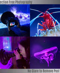 Reflection photography using Ultimate Lens Hood For DSLR Cameras, Anti Reflection Rubber Hood, Universal Fit 49mm To 82mm Filter Thread