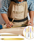 Six Piece Tight 7mm Woodcraft Kit Featuring Letter Openers And Slim Pen Tools For Envelope Slitting Plus Paper Mail Openers Fresh Handmade DIY Gear For Guys And Holiday Giving, man using letter opener tools.