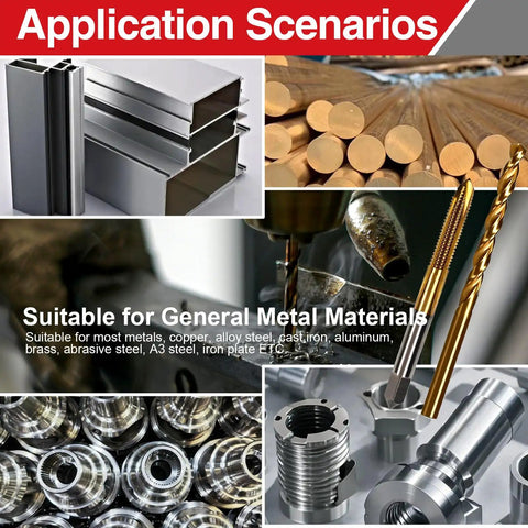 M6 X 1 Spiral Point Tap And 5mm Twist Drill Bit Set in use for general metal materials applications