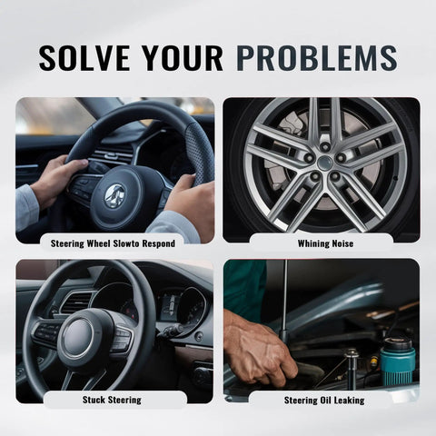 Image shows steering issues like stuck steering and whining noise for Heavy Duty Premium Power Steering Gearbox For 88 Through 00 Chevy Gmc C1500 K1500 Suburban Tahoe Yukon Old Body Style Gmt400.