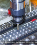 Combination Drill And Tap Bit Set For SAE And Metric Threads With Quick Change Adapter Covers SAE Six Thirty Two NC To One Quarter Twenty NC And Metric M Three To M Ten Pro Grade For Through And Blind Holes DIY Friendly For Any Job, tapping metal plate