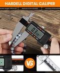 Stainless Steel Digital Caliper 12 Inch With Large LCD Screen Auto Off Inch Millimeter Switch For DIY Jewelry 3D Printing And Precision Measuring Tool in use