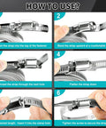 Step-by-step guide on using DIY Heavy Duty Adjustable Hose Clamp Kit 16 Ft With 304 Stainless Steel Clamps Strap And 10 Fasteners