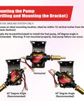Installation of Gasoline Electric Inline Fuel Pump 12V Universal Five Sixteenth Inch Inlet Outlet Low Pressure 2 To 3.5 PSI 28 GPH
