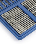 50 Piece Screwdriver Bit Set With Case And Extra Long Magnetic Driver Kit For Drill And Screwdriver Pro Grade Heavy Duty Includes Hex Torx Star