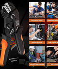 Image showcasing Beast All In One 2870 Piece 2.54mm Connector Crimping Tool Kit With SN-58B Ratcheting Crimper for electronics projects.