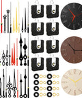High Torque Quartz Clock Movement Kit With 8 Replacements, 12 Pairs Of Hands, Gaskets And Hooks For DIY Clock Repair, Shaft Lengths