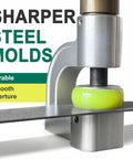 Hydraulic Hole Puncher Kit For Sheet Metal One Half Inch To One And A Quarter Inch Knockout Handles punching metal sheet.