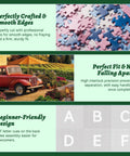 Chill 500 Piece Jigsaw Puzzle For Adults Featuring Scenic Vineyard With Hot Air Balloons And A Red Truck Perfect For Unwind Sessions Family Or Teen Puzzle Nights Recycled Cardboard 20.5 By 15 Inches with puzzle pieces and red truck