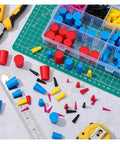 Super Cool 250 Pack Silicone Rubber Tapered Plugs Kit With 8 Sizes Fits Powder Coating High Heat Resistant Cone Set Durable Crack Proof Tool Job Site Hero Stuff, assorted plugs on cutting mat