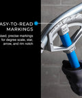 Heavy Duty 3/4 Inch Emt Electrical Conduit Bender By Ideal showing raised markings on heat treated head for precise bends.