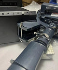Adjustable Four Inch Setback Jack Plate For Outboard Engines Up To Thirty Five Horsepower showing steel mounting hardware details.