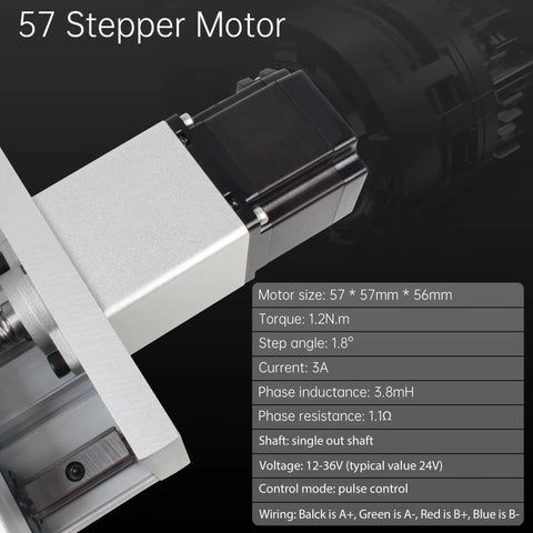 Boss Level Xc150 Cnc Linear Stage Motion Actuator Featuring 400Mm Zero Flex Track For Serious Heavy Load Robotics Builds And Ultra Smooth Precision Automation with 57 stepper motor details.