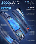 Hands Free Neck Fan With LED Book Light, Portable Cooling For Outdoor And Indoor Use, 6000mAh Rechargeable Battery Delivers 6-20 Hours, battery components.