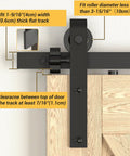 Sliding Barn Door Stop Upgrade Set Black Pair Of Stoppers For Top Track Hardware Prevents Wheels From Slipping Off Rail