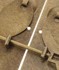Old School Vintage Round Zinc Alloy Latch Locks For Wooden Boxes And Furniture Two Pack Easy To Install Antique Style