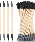 Double End Sanding Sticks Set With 120 And 280 Grits For Small Holes And Fine Detailing On Plastic Models Wood And Metal Pro Grade Handy For Detail Work Size Five Point Four By Zero Point Two Inch Fifty Pack