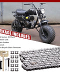Easy Install No Fuss Mini Bike Chain Tensioner For Predator Engine Mini Bikes And Go Karts 140 Link 35 Chain kit