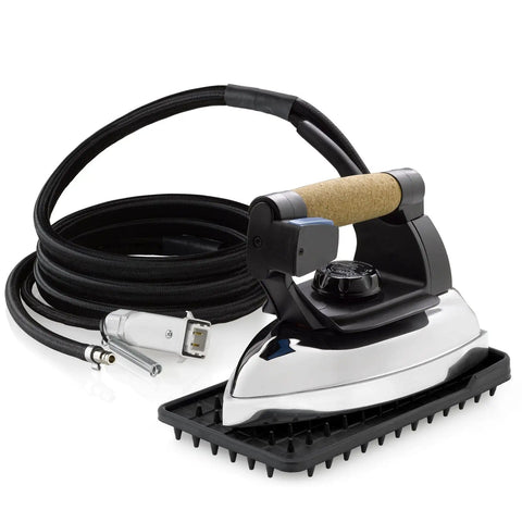 3000IS Pro Grade Steam Iron Station with continuous dry steam, leak free performance, stainless steel boiler, 1.66m steam hose