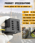 10V DC 25W Solenoid Coil For Valve Stem Series 08 80 88 98 Replacement in glove holding view