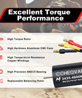 High Torque 4800KV Brushless Motor and 35A ESC Combo for Traxxas RC Cars with specifications on a desert background.