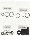 BoXXer Race RC MoCo IS Fork Service Kit 2010 2016 with labeled bags of seals, washers, and clips for damper and coil components